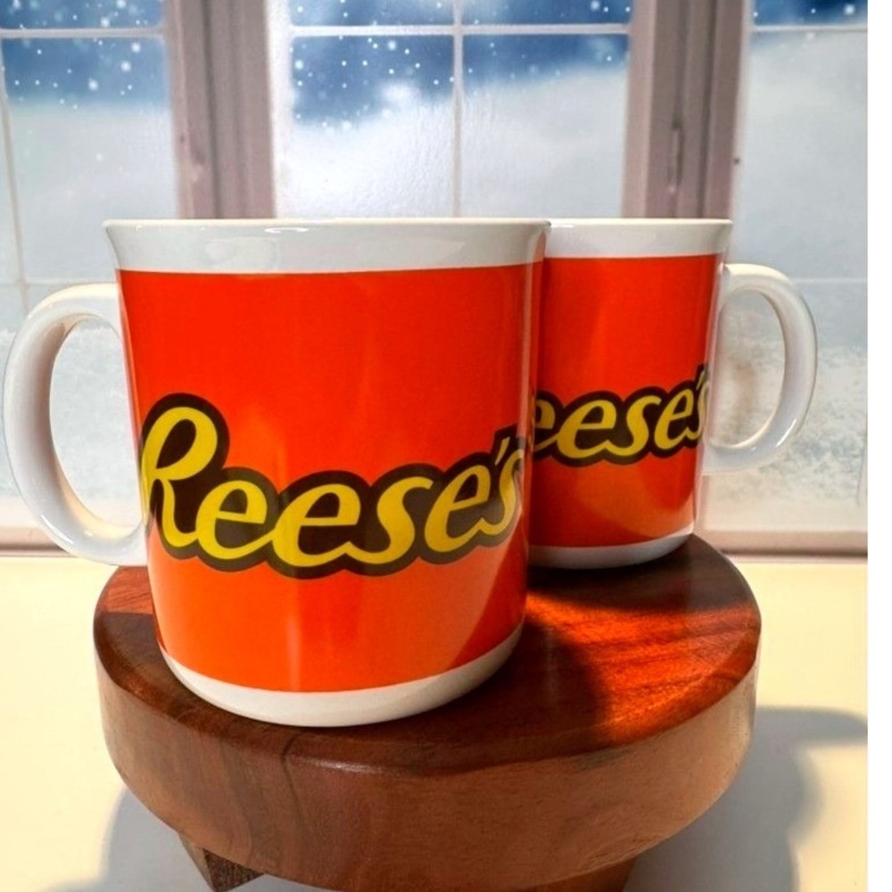Reese's Ceramic Coffee Mug‎ Pair